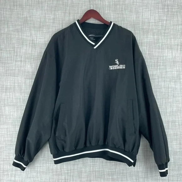 VTG White Sox chicago 05" world series windbreaker 0999 - Picture 1 of 11